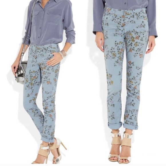 NWOT Citizens of Humanity High Waist Floral Jeans - Picture 1 of 8